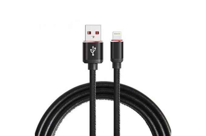 Кабель USB - Lightning MUJU MJ-51, 2A (черный) 1м