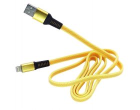 Кабель USB - Lightning Орбита OT-SMI10, 2A (желтый) 1м