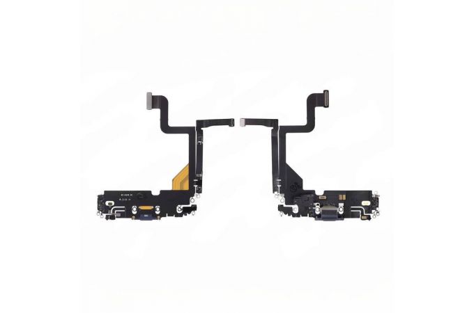 Шлейф для iPhone 13 Pro с разъемом зарядки (синий) org разбор