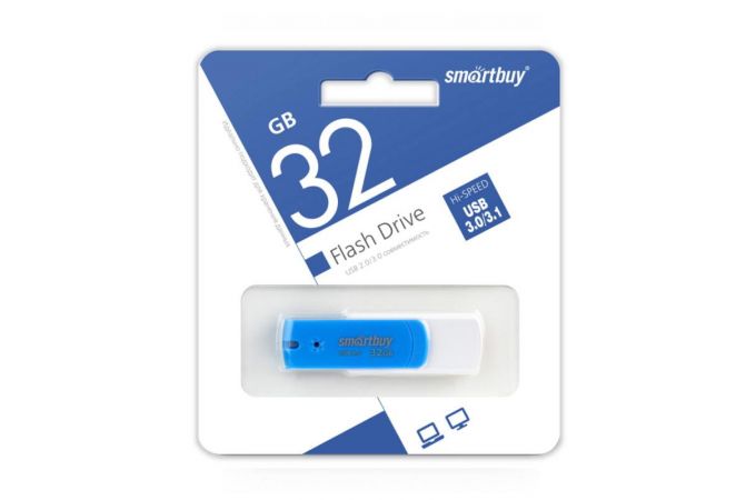 Флешка USB 3.0 SmartBuy 32GB Diamond Blue (SB32GBDB-3)