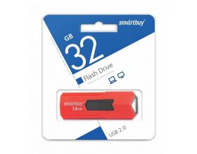 Флешка USB 2.0 Smartbuy 32GB STREAM Red (SB32GBST-R3)