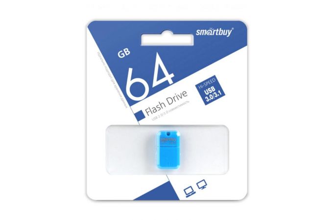 Флешка USB 3.0 SmartBuy 64GB ART Blue (SB64GBAB-3)