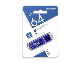 Флешка USB 3.0 Smartbuy 64GB Glossy series Dark Blue (SB64GBGS-DB)