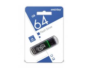 Флешка USB 3.0 Smartbuy 64GB Glossy series Dark Grey (SB64GBGS-DG)