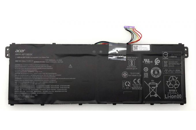 Аккумуляторная батарея AP19B5K для ноутбука Acer Aspire A315-59 11.55V 3550mAh ORG