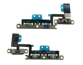 Шлейф для iPhone 11 с кнопками громкости + переключатель + металлический держатель