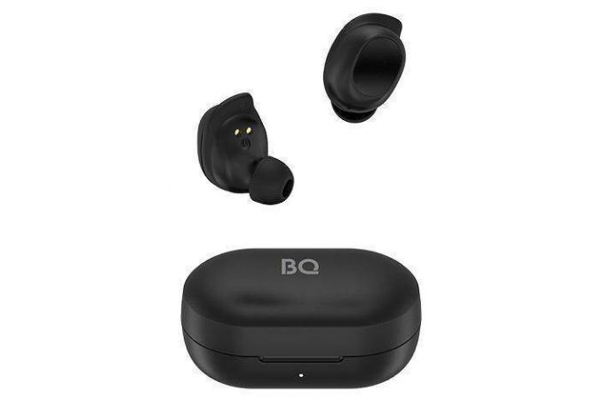 Наушники вакуумные беспроводные BQ BHS-05 Bluetooth (черный)