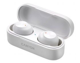 Наушники вакуумные беспроводные Canyon TWS-1 Bluetooth (белый)