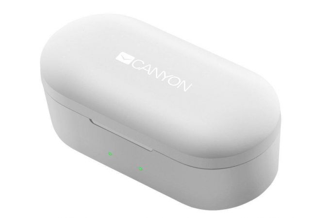 Наушники вакуумные беспроводные Canyon TWS-2 Bluetooth (белый)