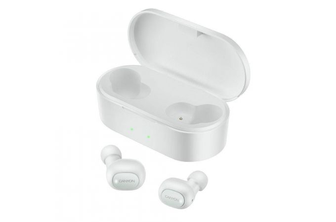 Наушники вакуумные беспроводные Canyon TWS-2 Bluetooth (белый)