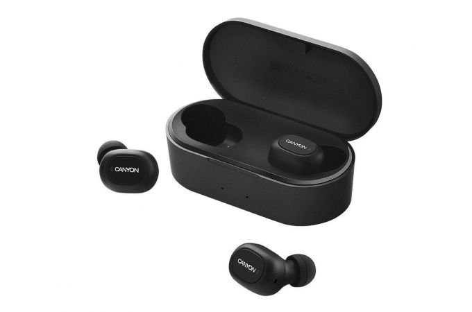 Наушники вакуумные беспроводные Canyon TWS-2 Bluetooth (черный)