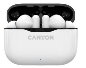 Наушники вакуумные беспроводные Canyon TWS-3 Bluetooth (белый)