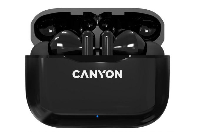 Наушники вакуумные беспроводные Canyon TWS-3 Bluetooth (черный)