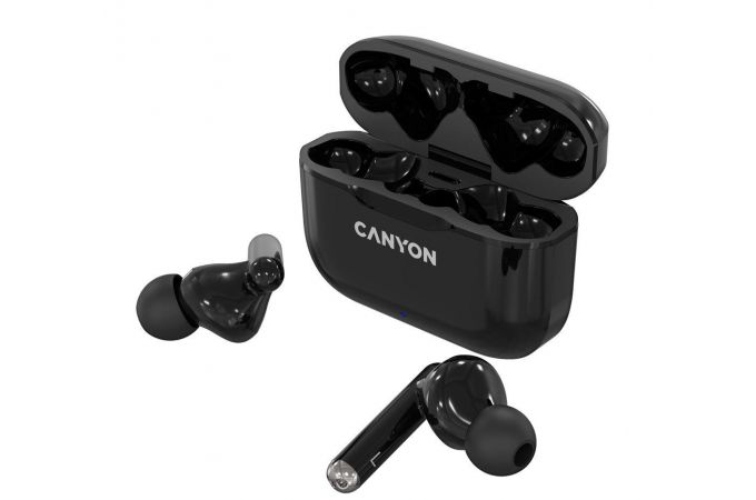 Наушники вакуумные беспроводные Canyon TWS-3 Bluetooth (черный)