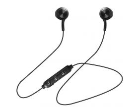 Наушники вакуумные беспроводные Crown CMBH-5098 Bluetooth (черный)