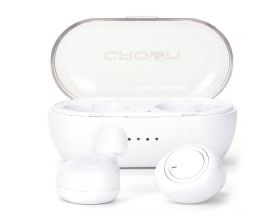 Наушники вакуумные беспроводные Crown CMTWS-5001 Bluetooth (белый)