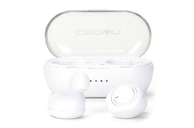 Наушники вакуумные беспроводные Crown CMTWS-5001 Bluetooth (белый)