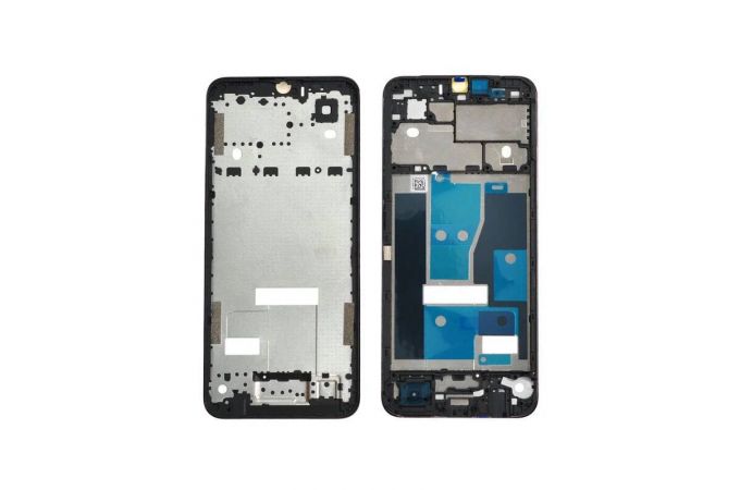 Средняя часть для Realme C33 (рамка дисплея) черный HQ