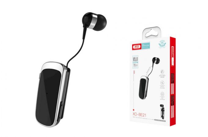 Bluetooth гарнитура XO BE21 Black