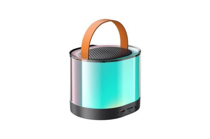 Караоке система XO F47 Aurora Ambient Light Bluetooth с микрофоном (черный)