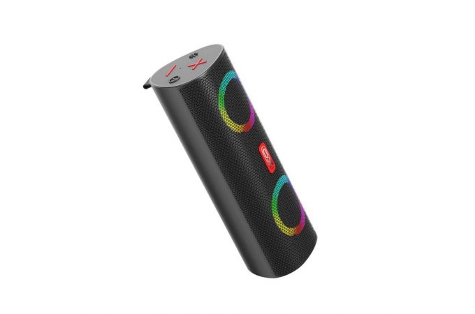 Портативная беспроводная колонка XO F43 Outdoor Dual Speaker RGB Bluetooth Speaker (черный)