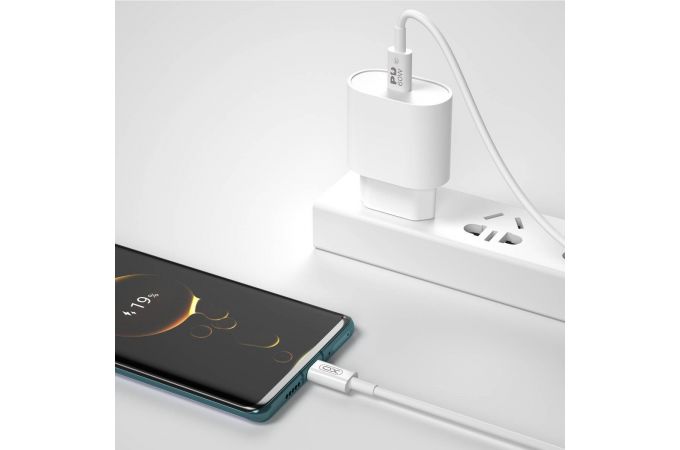 Кабель USB Type-C - USB Type-C XO NB-Q190A 60W 1M White