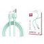Кабель USB - Lightning XO NB208 2.4A Liquid Silicone Green