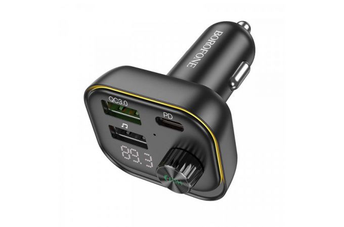 FM-Модулятор BOROFONE BC54 Acertar PD30W+QC3.0 car BT FM transmitter