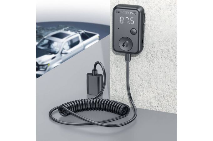 FM-Модулятор BOROFONE BC49 June car BT FM transmitter