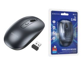 Мышь беспроводная BOROFONE BG13 Winner  business wireless mouse (USB, 2.4ГГц ) (черный)