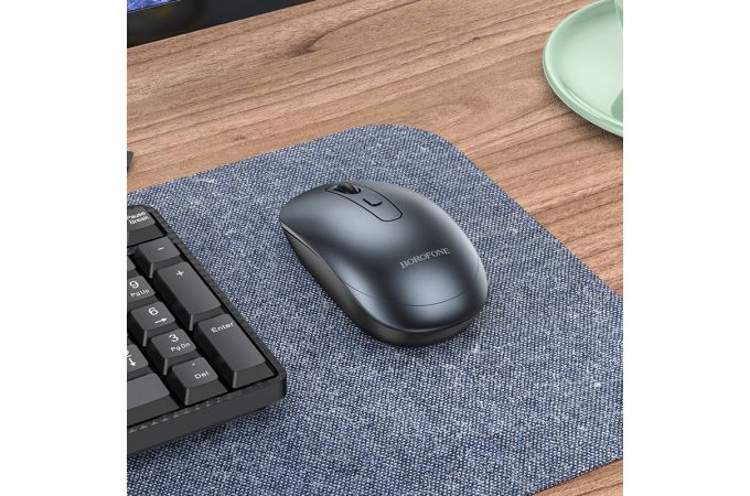 Мышь беспроводная BOROFONE BG13 Winner  business wireless mouse (USB, 2.4ГГц ) (черный)