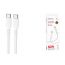 Кабель USB Type-C - USB Type-C BOROFONE BX116 60W (белый) 1м