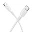 Кабель USB Type-C - USB Type-C BOROFONE BX116 60W (белый) 1м