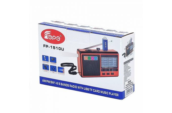 Радиоприемник Fepe FP-1510U р/п (USB)