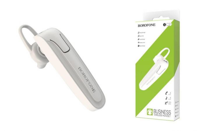 Bluetooth гарнитура BOROFONE BС21 (белый)
