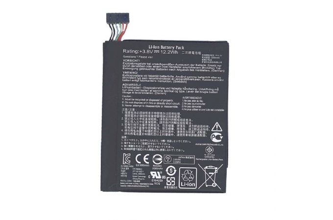 Аккумуляторная батарея B11P1405 Asus MeMO Pad 7&quot; ME70C 3,7V 12.2Wh