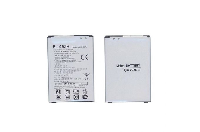 Аккумуляторная батарея BL-46ZH LG AS330, AS375 2045mAh 3,8V