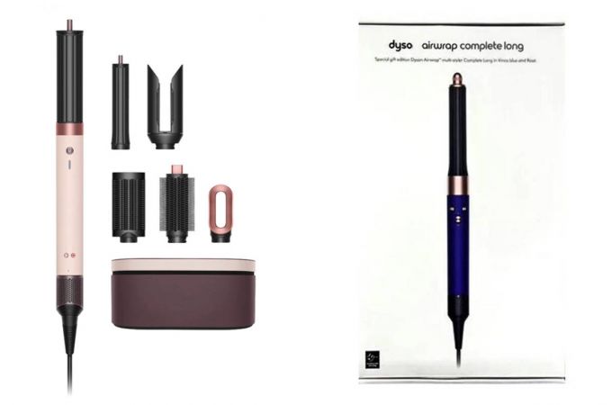 Фен мультистайлер DYSO в кейсе HS-09 (розовый) Bluetooth