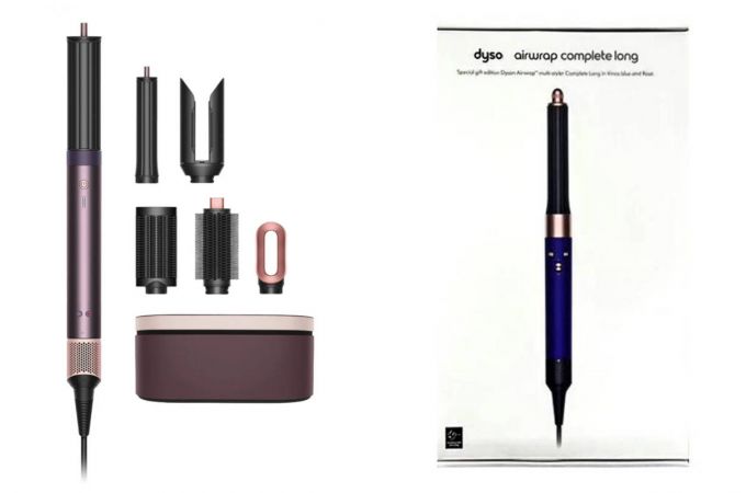 Фен мультистайлер DYSO в кейсе HS-09 (сливовый) Bluetooth