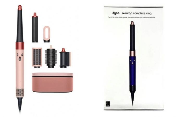 Фен мультистайлер DYSO в кейсе HS-08 (темно-розовый kanzan) Bluetooth