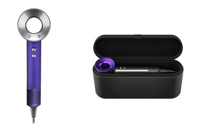 Фен в кейсе без лого синий