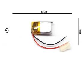 Универсальный аккумулятор 15x10x4 3.7V 150mAh (401015P)