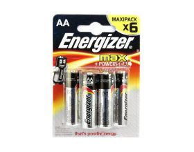 Батарейка алкалиновая Energizer MAX+ Power SEAL LR6/316 BL6 6/AA цена за 6 шт