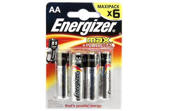 Батарейка алкалиновая Energizer MAX+ Power SEAL LR6/316 BL6 6/AA цена за 6 шт