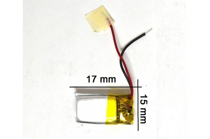 Универсальный аккумулятор 17x15x4 3.7V 180mAh (401517P)
