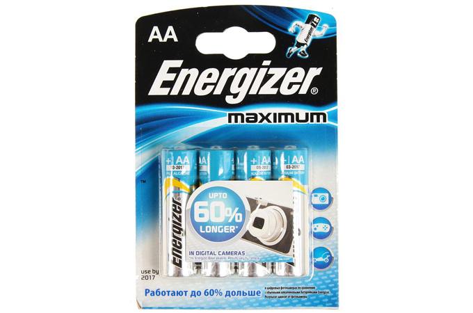 Батарейка алкалиновая Energizer MAXIMUM LR6/316 BL4 4/AA цена за 4 шт