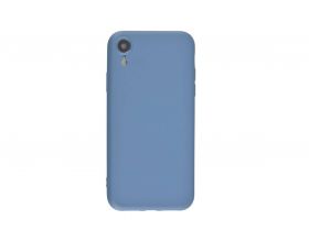 Чехол для iPhone XR с отверстием под камеры (синий)