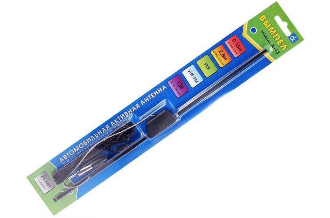 Автомобильная антенна Вымпел (Орион)  А-13 (4031) (антенна активная УКВ)