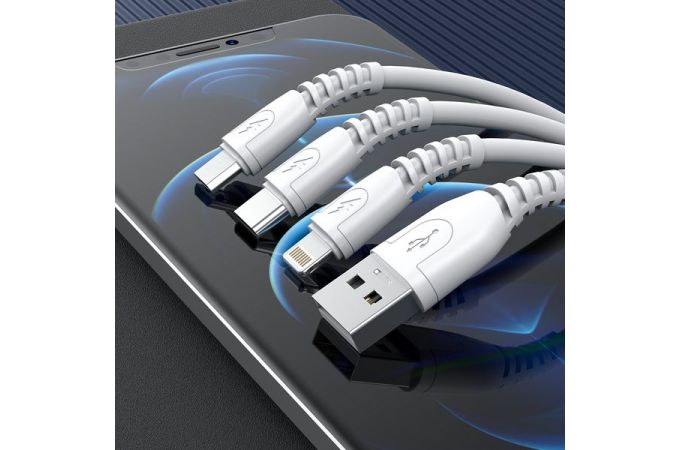 Кабель USB – USB Type-C SENDEM M35 (белый) 3м