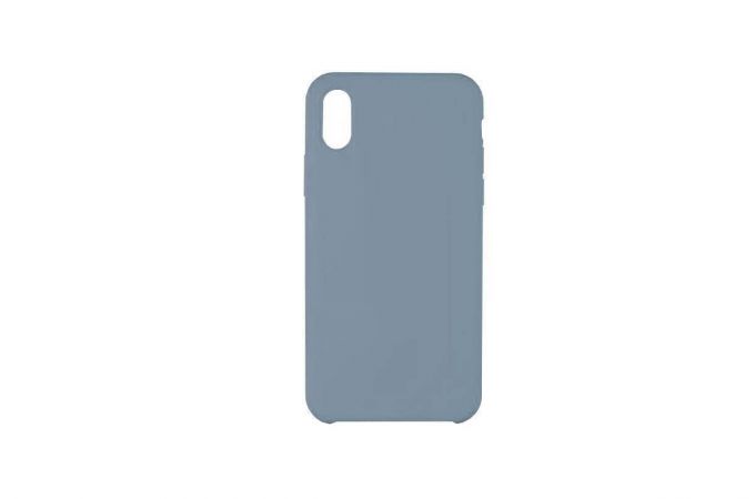 Чехол для iPhone ХS Max Silicone Case Soft Touch (светло-синий)